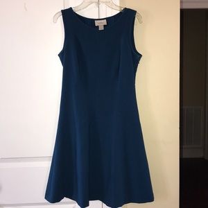 LOFT Blue Sleeveless Dress